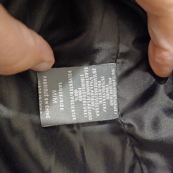 Black Faux Leather Jacket - Suzy Sheir - Picture 9 of 9